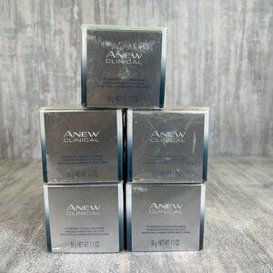 5 Avon Anew Clinical Overnight Hydration Mask 1.7 Oz  2015 NEW SEALED OLD STOCK